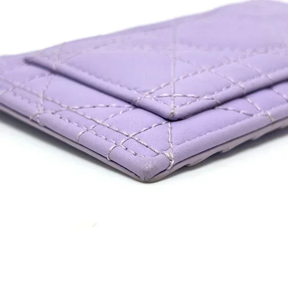 CHRISTIAN DIOR S0965ONMJ Lady Dior Cosmos Zip Card Case coin purse - Picture 9 of 14